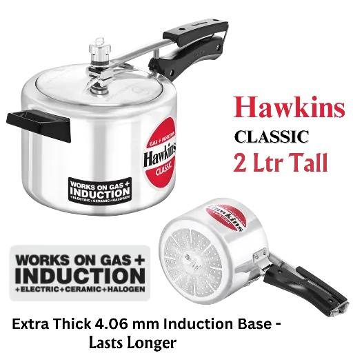 PRESSURE COOKER(INDUCTION BASE) WHITE